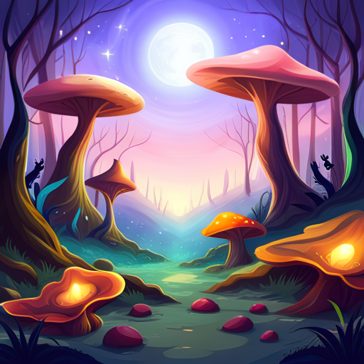 Mushroom Forest by lonewolf6738