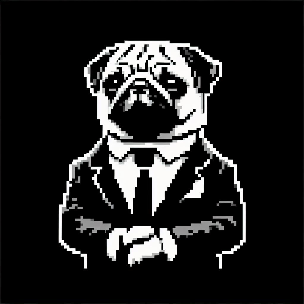 Anonymous Pug Pixel Art