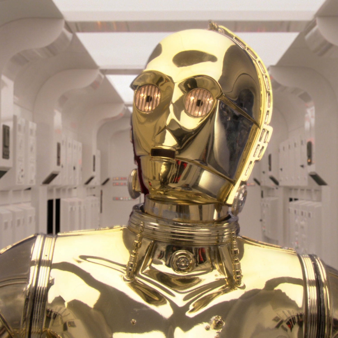 C-3PO is a droid programmed for etiquette and protocol.