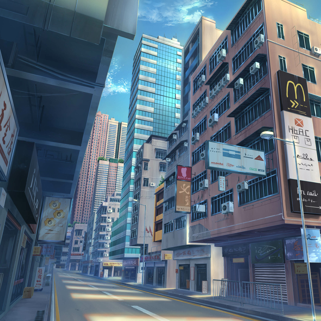 Anime City Pfp by 黒猫