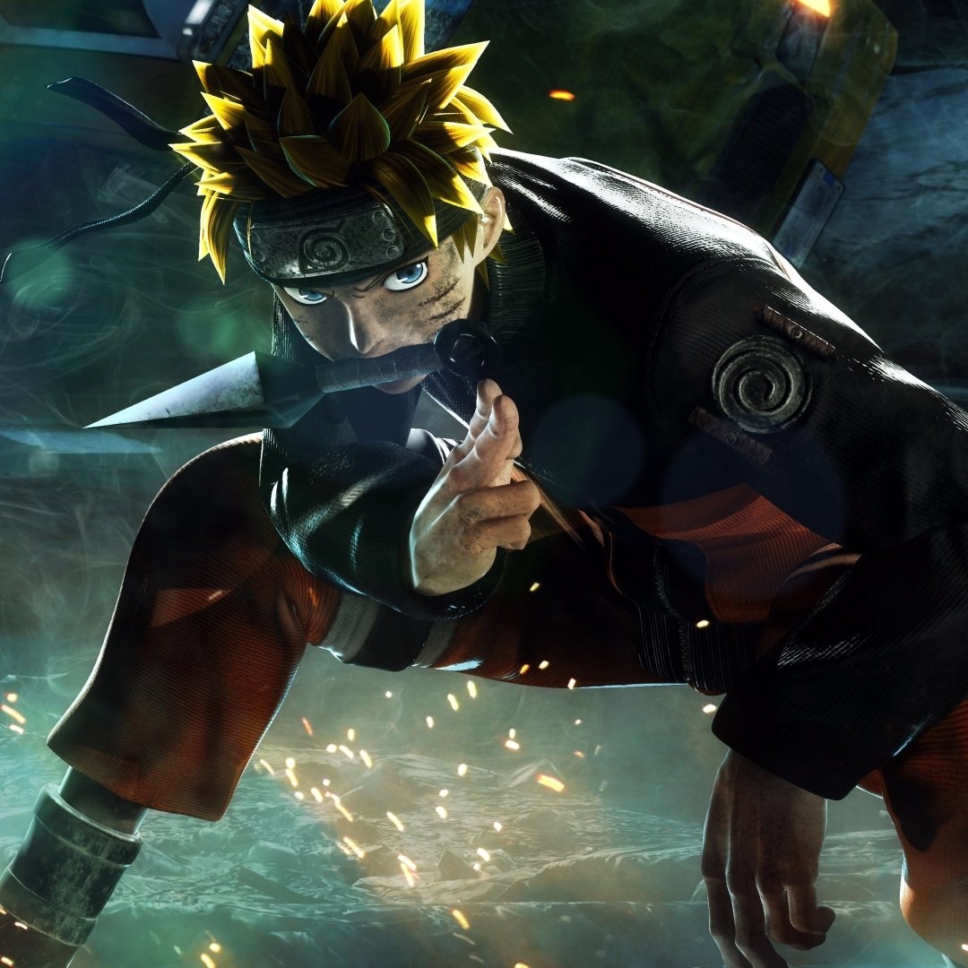 Forum avatar of Naruto Uzumaki from the Jump Force video game, crouched in a dynamic battle pose with an intense, determined gaze.