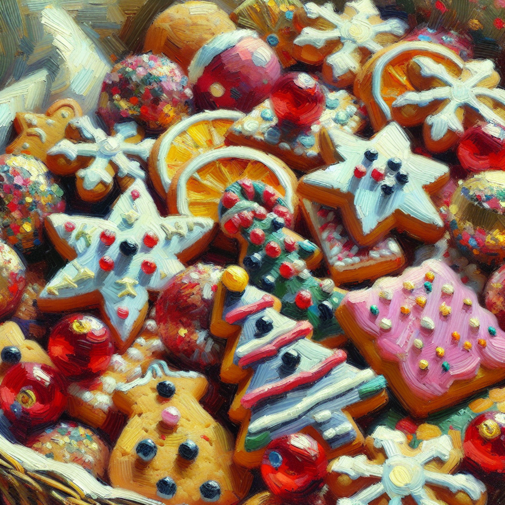 A vibrant assortment of holiday cookies, featuring star and tree shapes adorned with icing and sprinkles, makes a festive forum avatar, adding a cheerful touch to any profile.