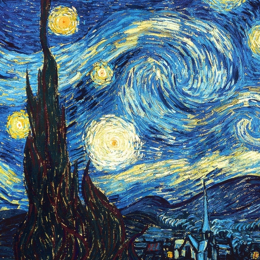 Starry Night By Vincent Van Gogh by Vincent Van Gogh