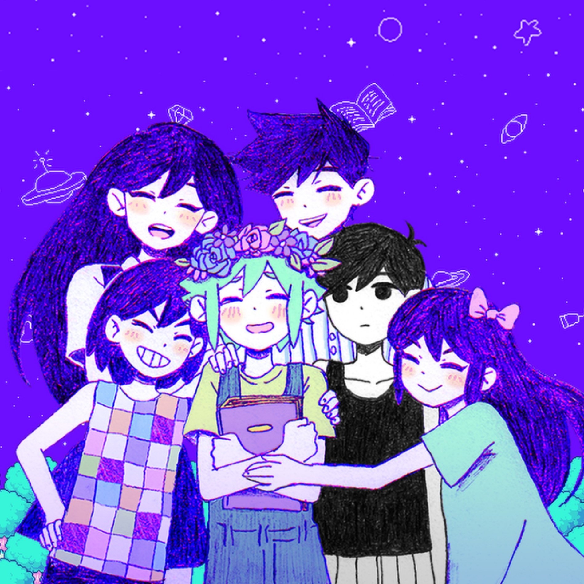 OMORI Game Characters Group Avatar