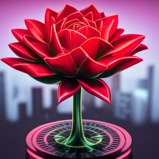 Artistic Red Rose by lonewolf6738