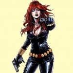 Download Comic Black Widow PFP