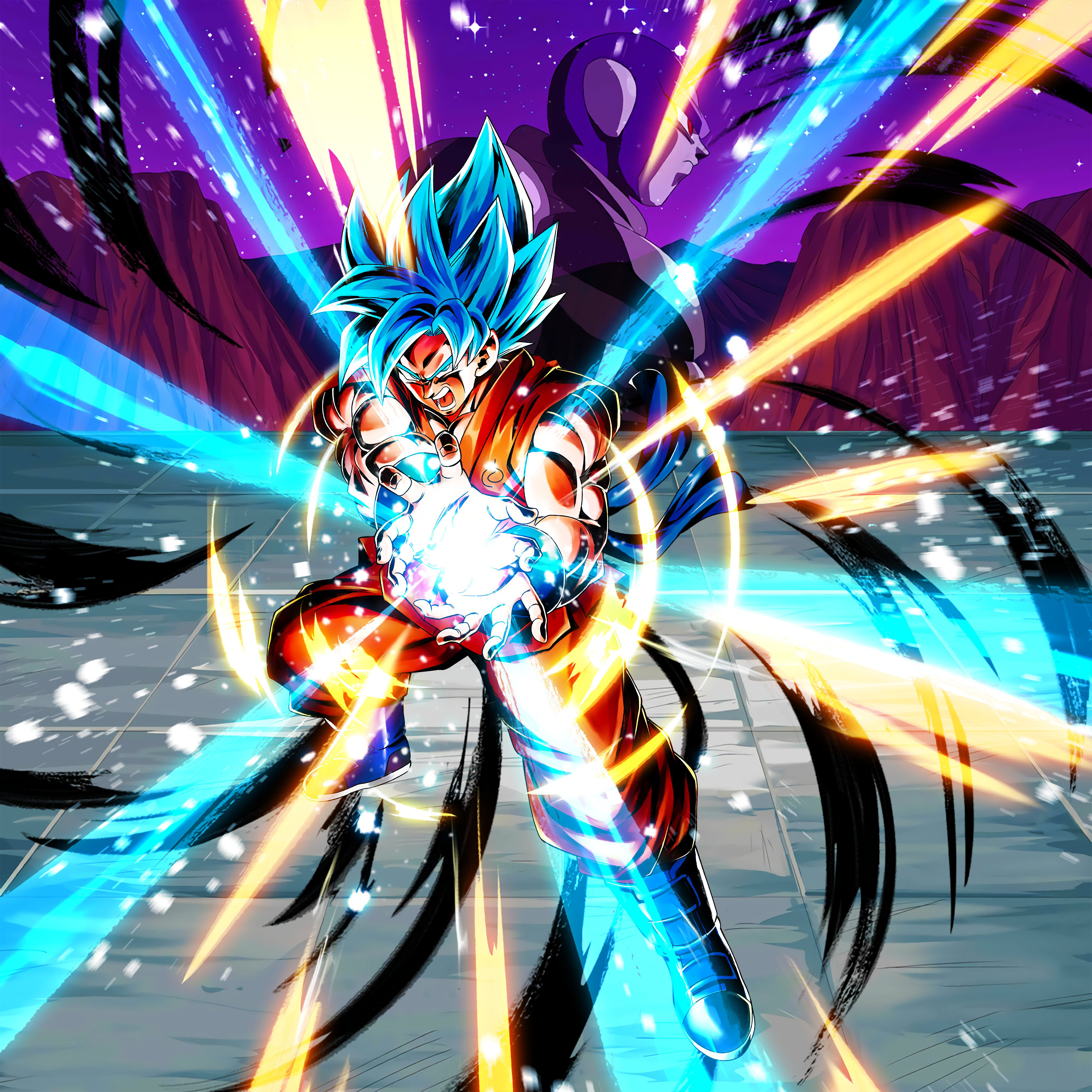 Super Saiyan Blue Goku Kamehameha - Dragon Ball Legends Avatar by