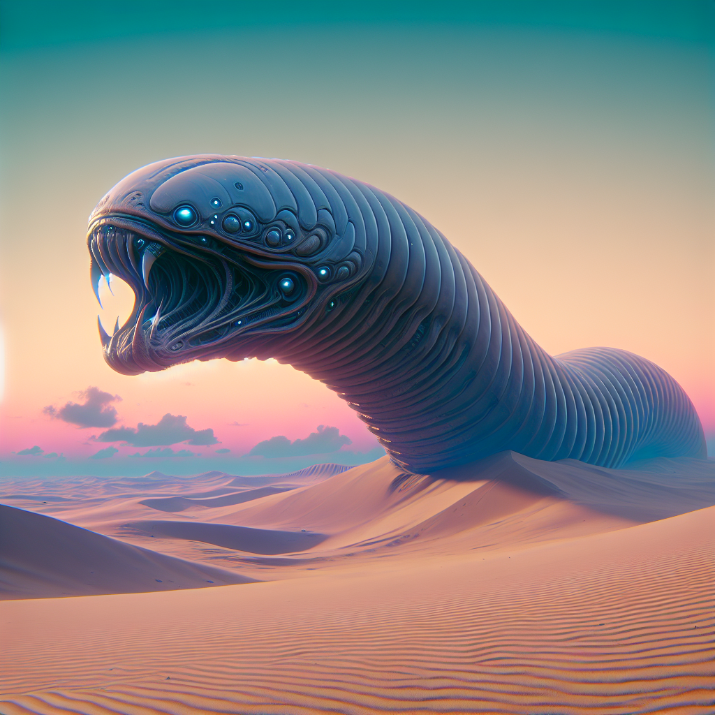 Majestic Sandworm Avatar by QuantumCurator