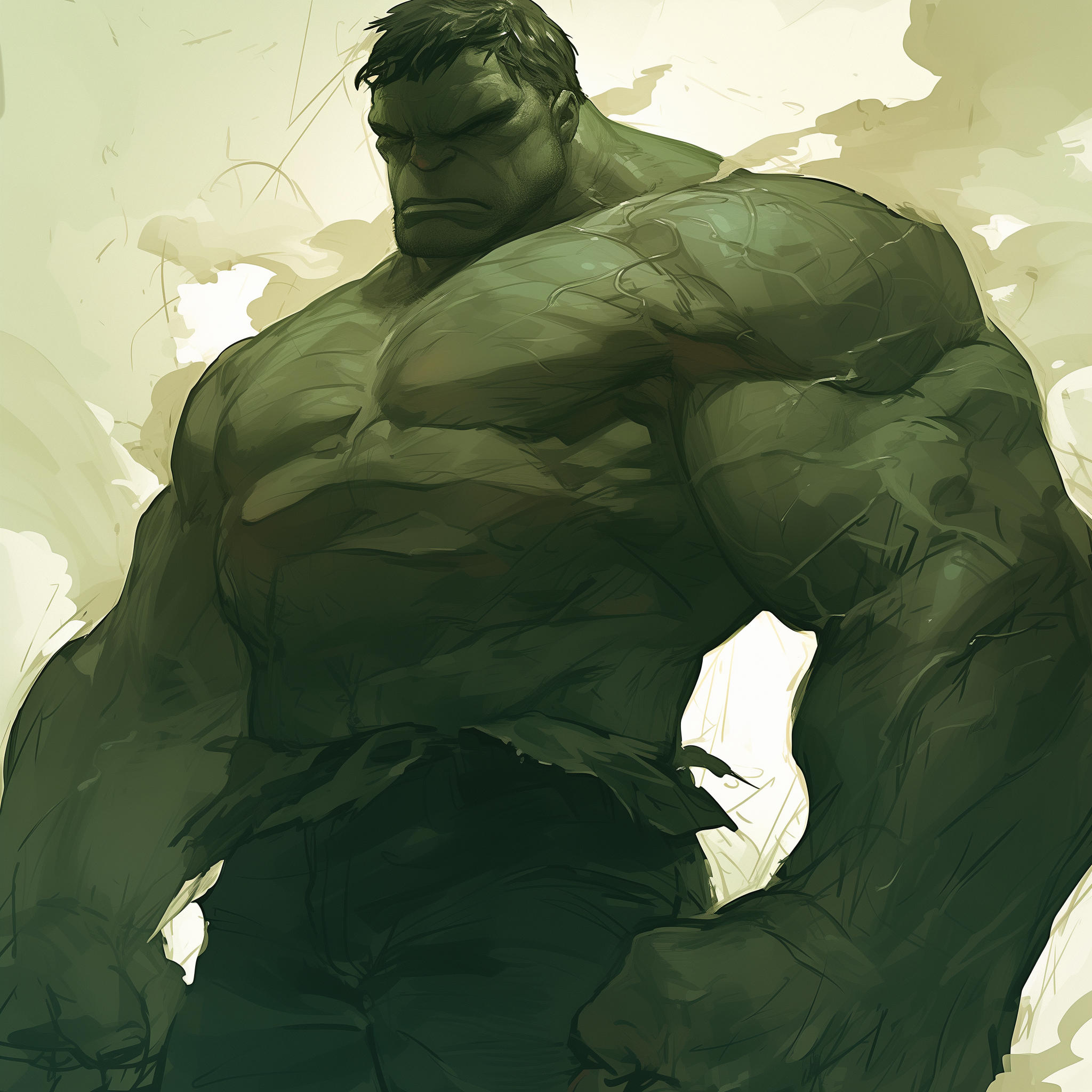 Avatar of the Incredible Hulk from Marvel Comics, showcasing the powerful superhero in a dominant stance.
