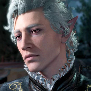Avatar image of Astarion, an elven character from the video game Baldur's Gate 3, featuring his distinctive white hair and sharp features.