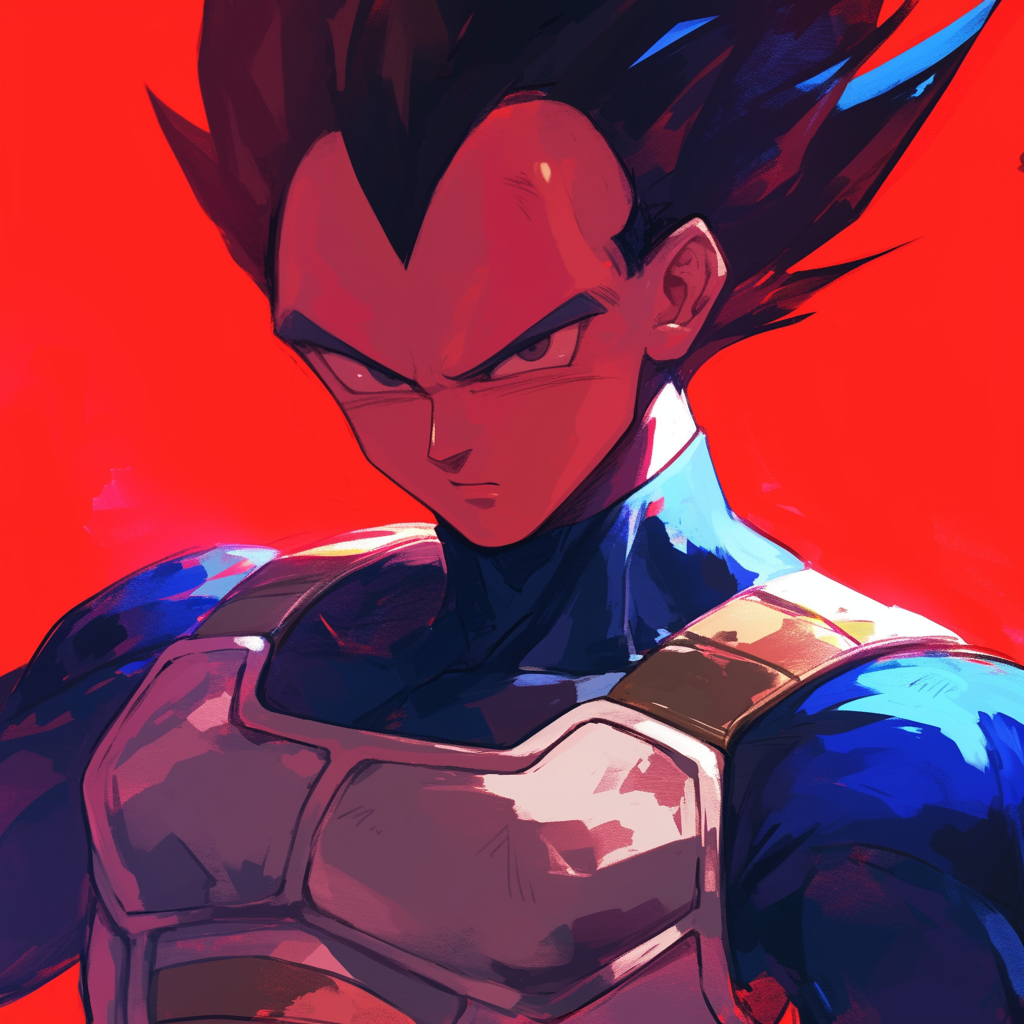 Anime Warrior Vegeta - Dragon Ball Avatar By Celestialcanvas