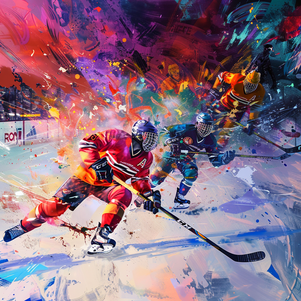 Hockey Action Avatar Dynamic Mask Stick Illustration By RyMishRy hockey-action-avatar-dynamic-mask-stick-illustration-by-rymishry
