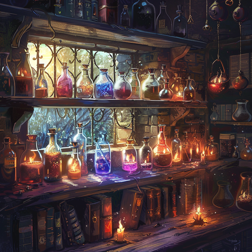 Mystic Elixir Shelves by RyMishRy