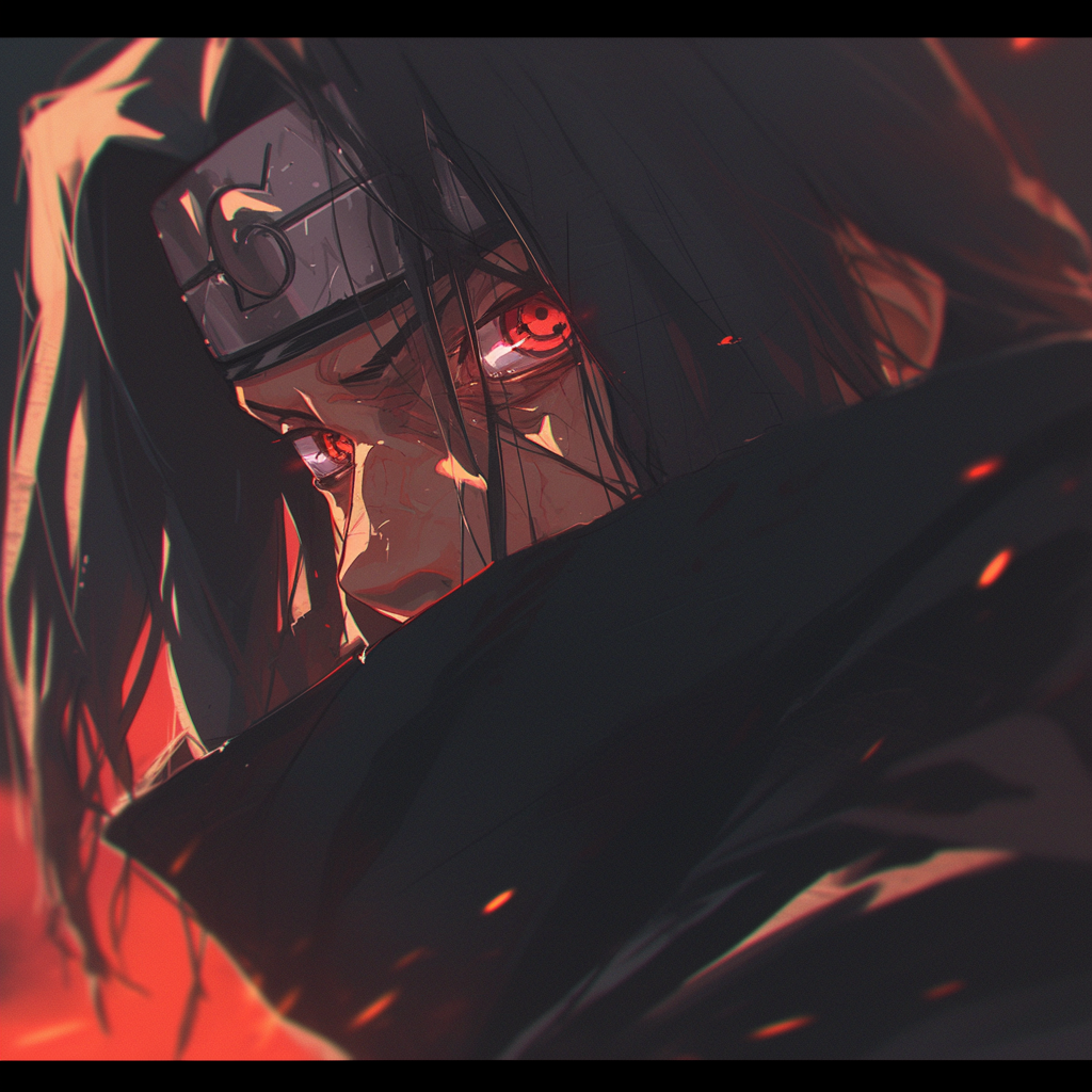 Itachi Uchiha Sharingan Avatar - Naruto Anime PFP by patrika