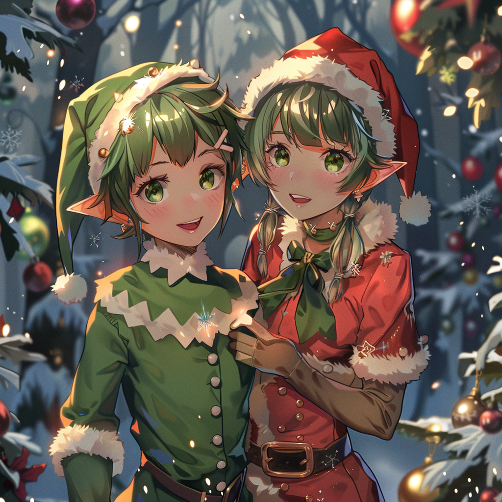 Christmas Anime Elf Avatar by RyMishRy