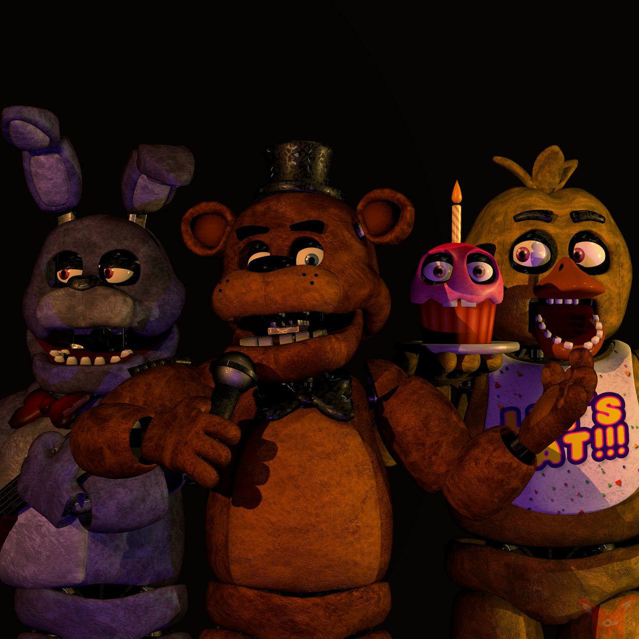 Download Fazbear Entertainment Freddy Fazbear's Pizza Classic Animatronics Original Animatronics Five Nights At Freddy's PFP