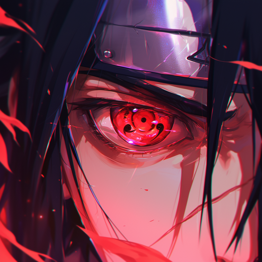 Download Anime Naruto Itachi Uchiha Sharingan (Naruto) PFP by patrika