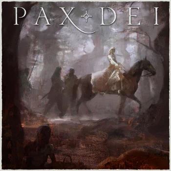 Forum avatar depicting a misty forest scene from the video game Pax Dei, with shadowy figures on horseback, highlighted by a leading figure in white robes.