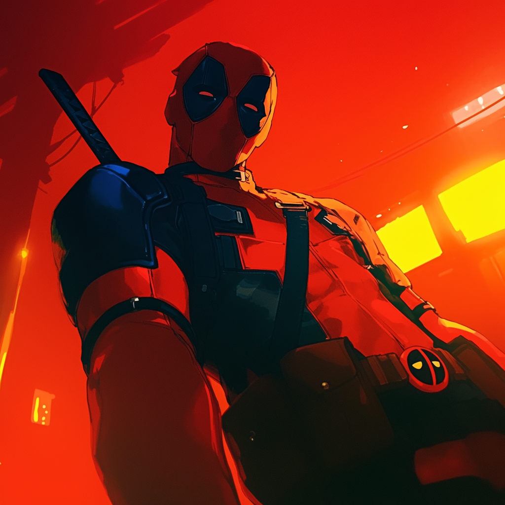 Deadpool Comic Avatar: Bold & Fun Profile Photo by patrika