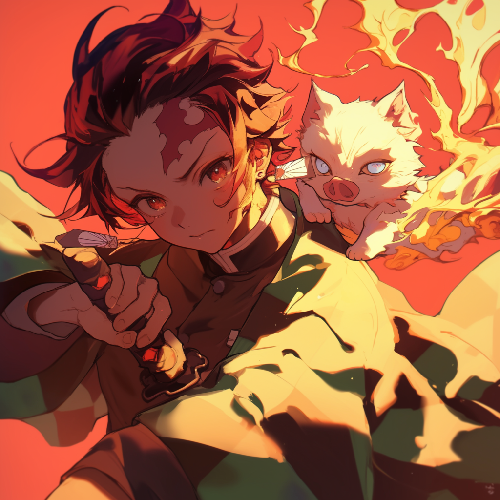 Anime-themed profile photo featuring Tanjiro Kamado from Demon Slayer: Kimetsu no Yaiba, showcasing his determined spirit and signature look.