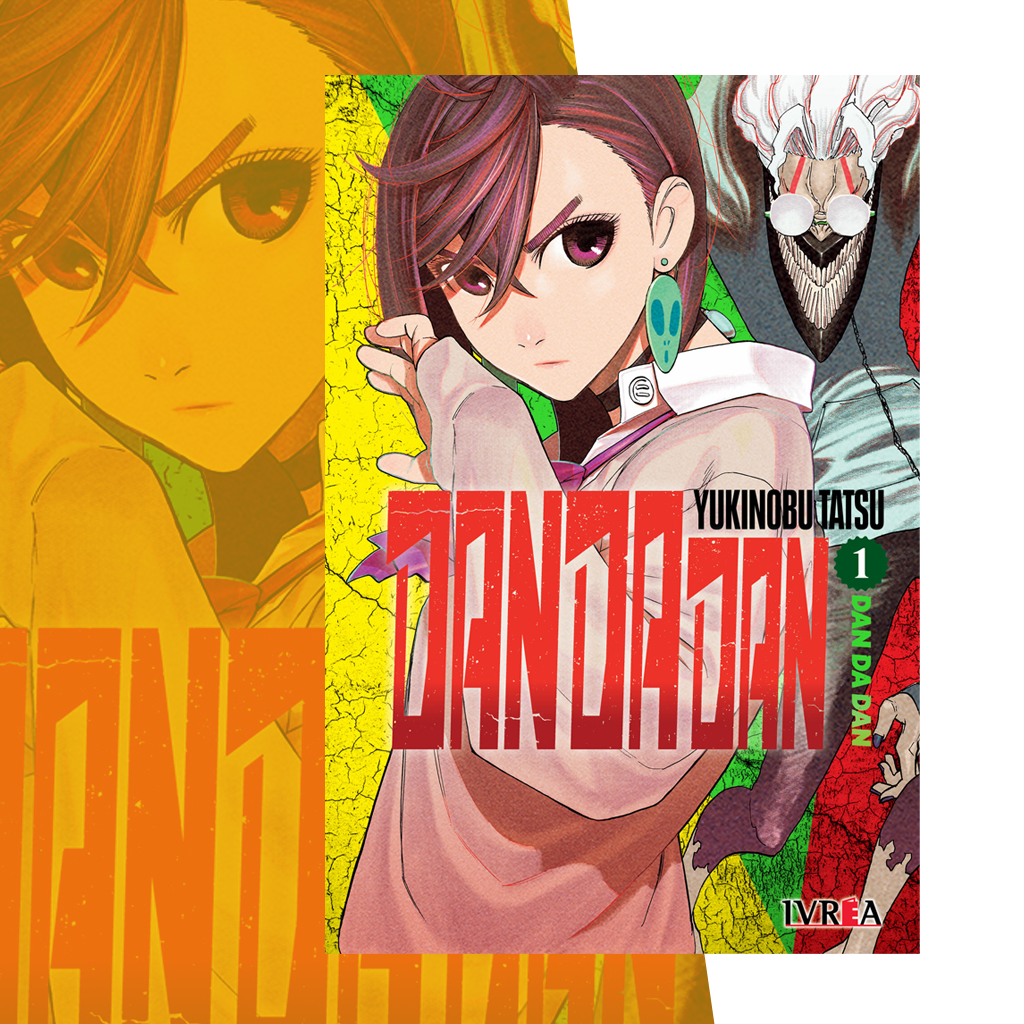 An anime-themed avatar featuring characters from Dandadan, showcasing Ken Takakura and Momo Ayase. The image blends dynamic artwork with bold colors.