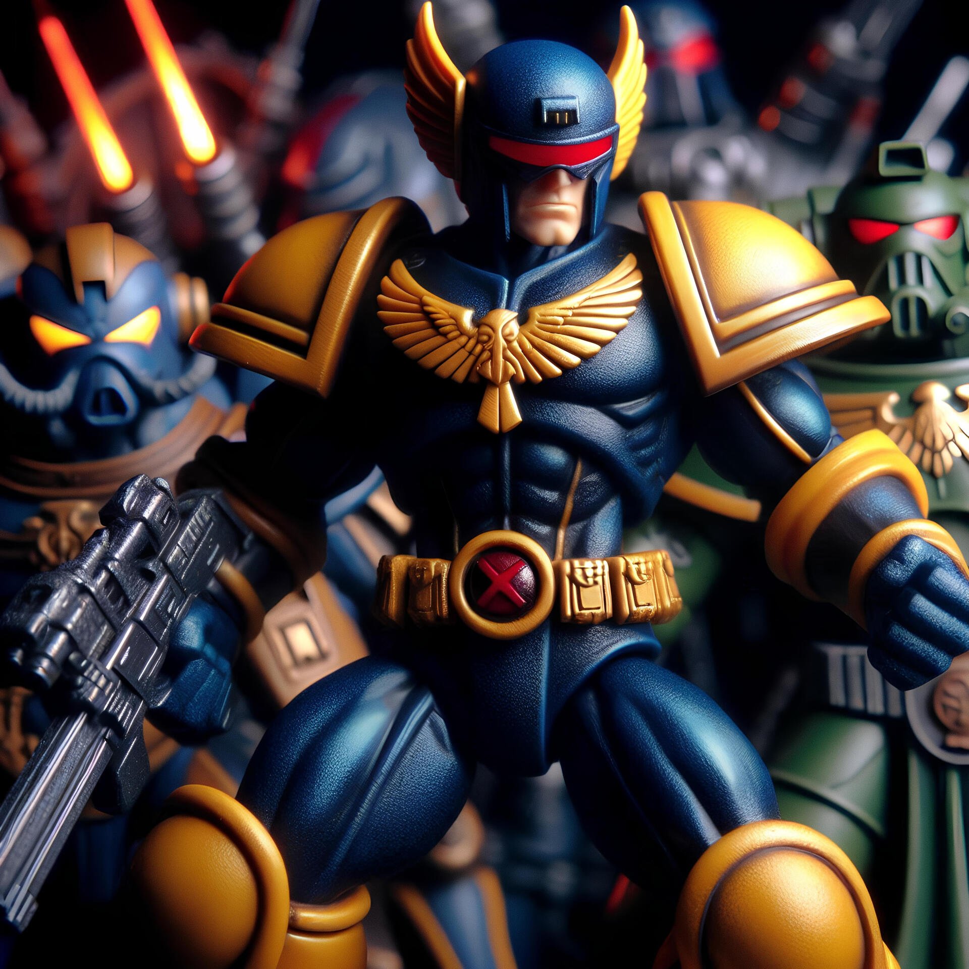 X-Men Cyclops Space Hulk (Warhammer40K) by HollowVices