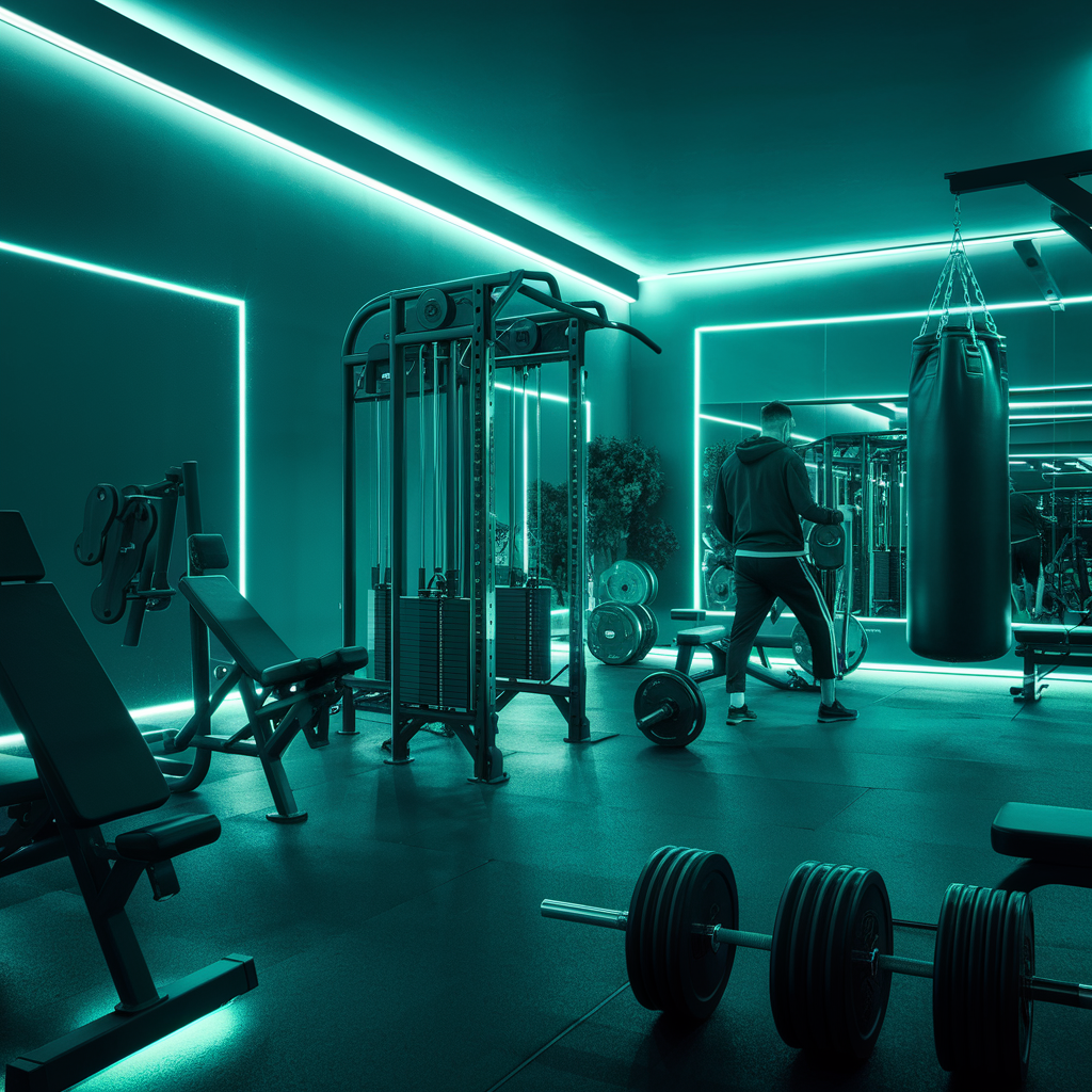 Dynamic Gym Avatar Elevate Your Fitness Journey by QuantumCurator