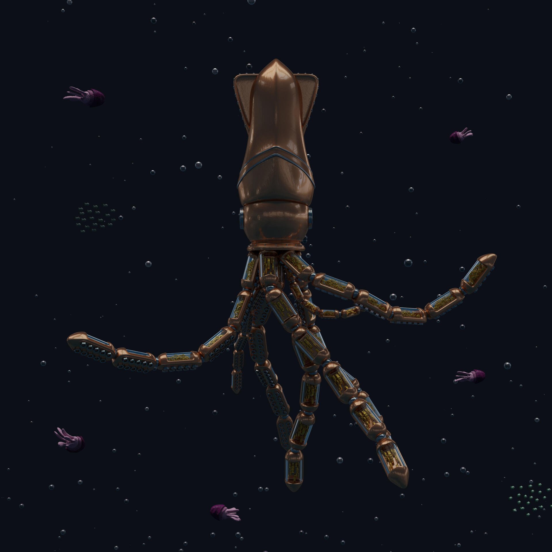 Steampunk Squid by Henry James by hj_320