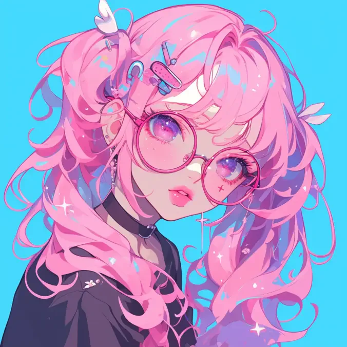 Download Pink Anime AI Art PFP