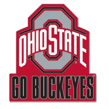 Ohio State Buckeyes logo featuring a bold O and the phrase Go Buckeyes, showcasing team spirit and pride, suitable for a sports-themed profile photo.