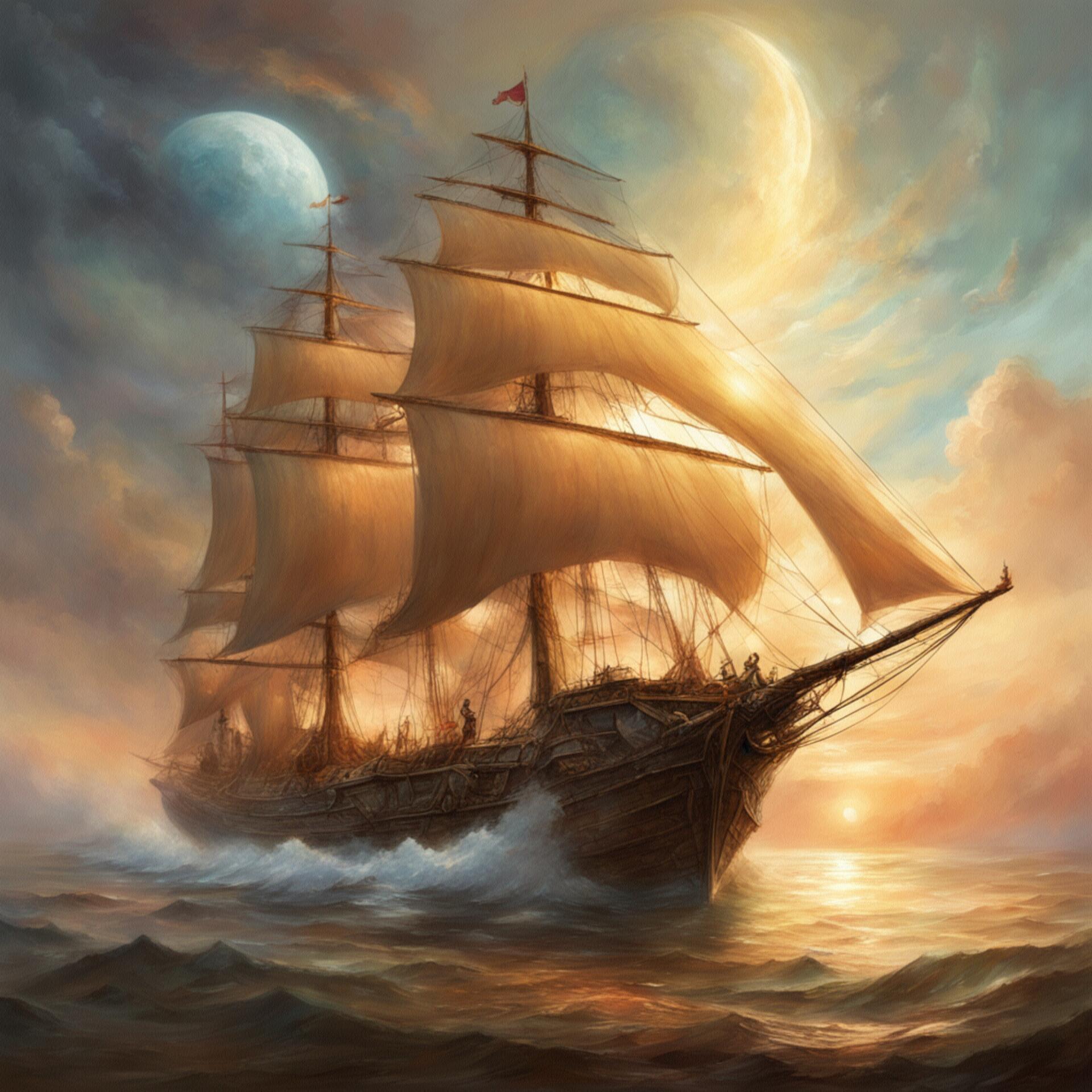 Download AI Art Sailboat PFP