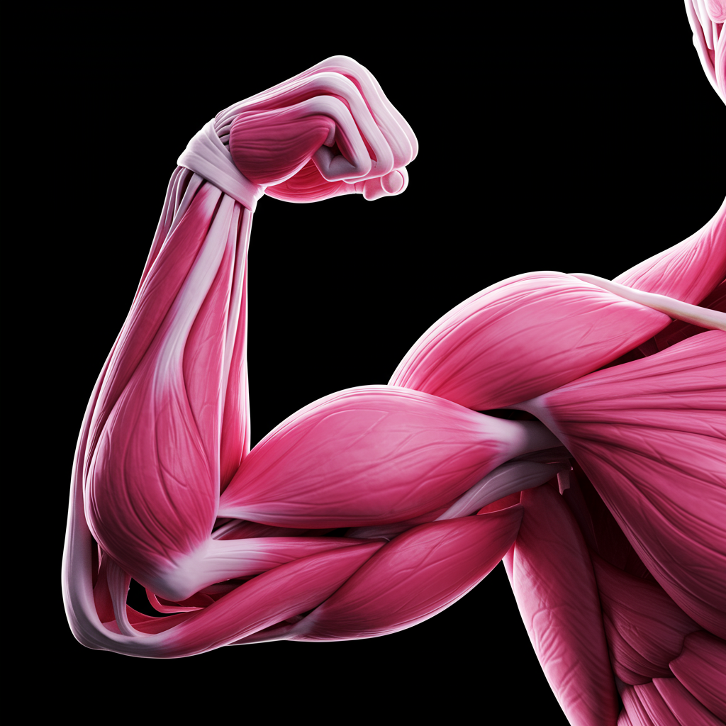Close-up of a muscular arm showcasing detailed anatomy, with emphasis on the defined muscles. This image serves as a forum avatar highlighting strength and fitness.