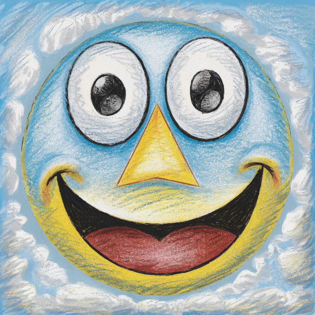 Cartoon smiley face with big eyes and a wide smile, featuring sun and cloud elements, used as a forum avatar.