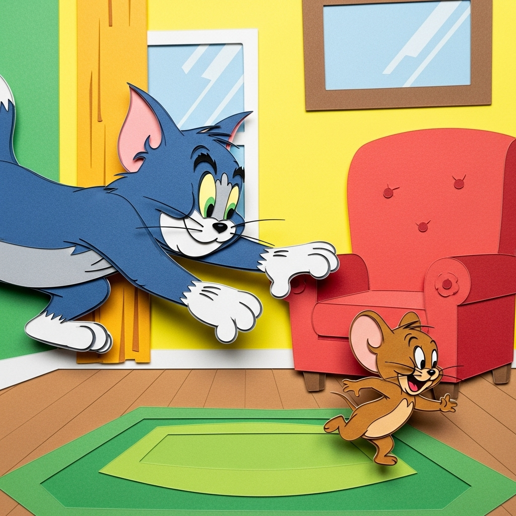 Download Tom And Jerry Cat Mouse PFP by QuantumCurator