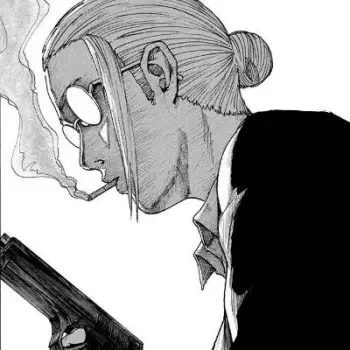 Profile photo featuring Taro Sakamoto from the manga Sakamoto Days. The character is depicted smoking with a gun, showcasing a sleek and intense style.