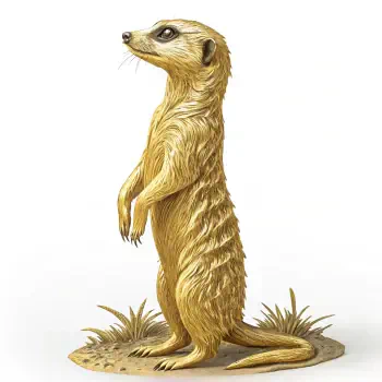 A standing meerkat depicted in a vibrant, artistic style, set against a simple background. This image serves as a forum avatar or profile picture.