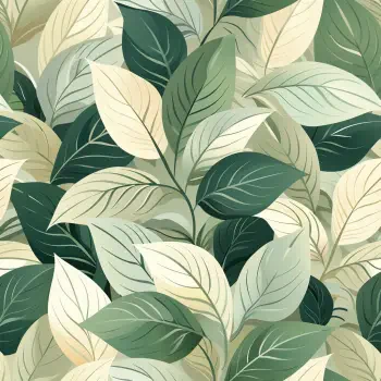 A vibrant pastel pattern of green leaves, creating a serene and natural look, suitable for a forum avatar or profile photo.