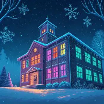 school winter snow night holiday winter night PFP
