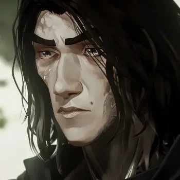 A close-up of Viktor from the TV show Arcane, featuring his distinctive features and thoughtful expression, suitable for a forum avatar or profile picture.