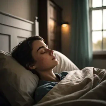 Profile photo of a person peacefully sleeping in bed, with soft natural light coming through a window in a cozy room, used as a forum avatar.