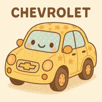Cute, cartoon-style yellow Chevrolet car with a smiling face, decorated with stars, used as a forum avatar/profile photo.
