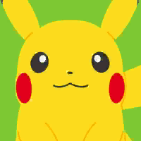 Smiling Pikachu avatar from Pokemon Friends, representing the Pokemon franchise, on a green background as a forum profile picture.