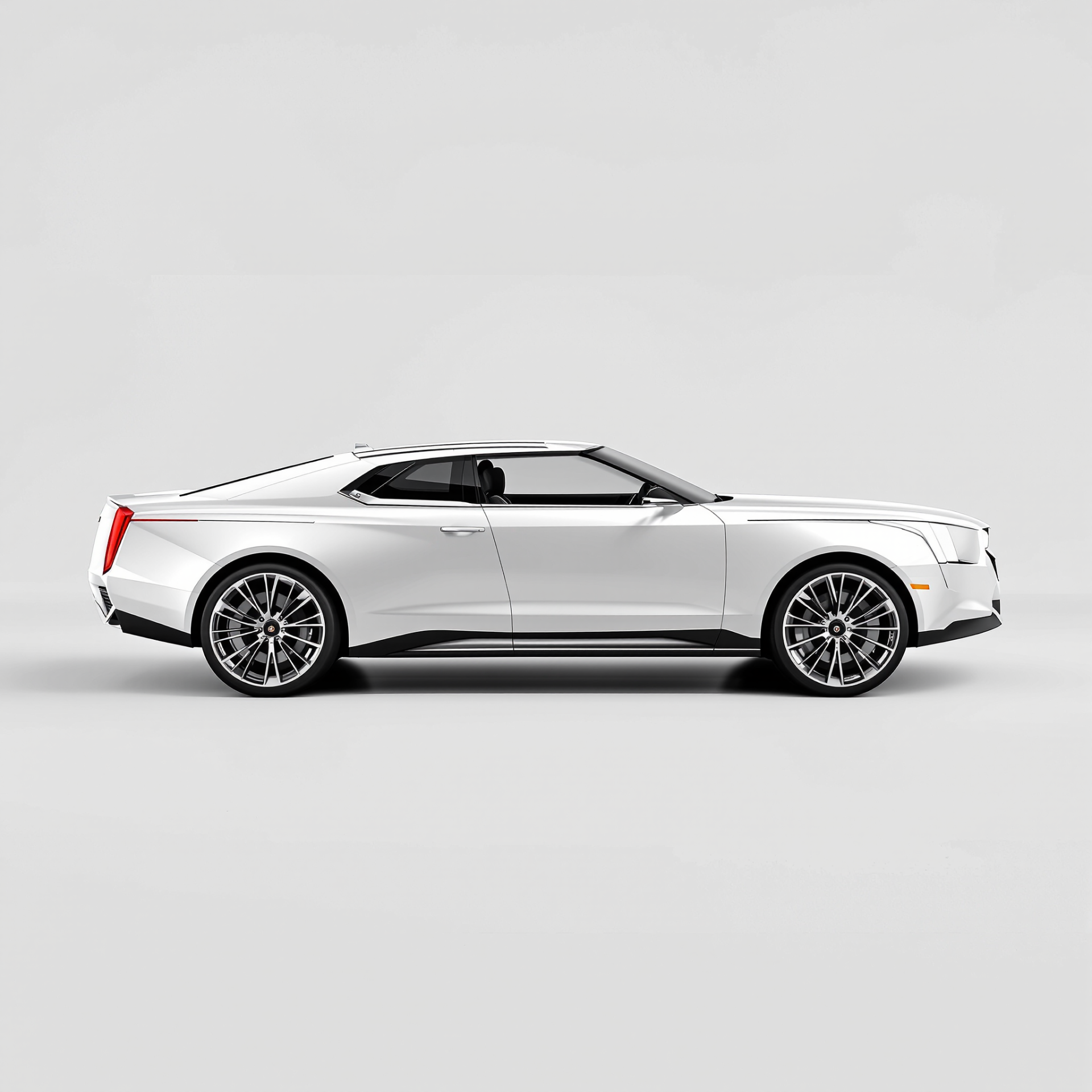 Side profile of a white Cadillac coupe on a neutral background, used as a forum avatar/profile photo.