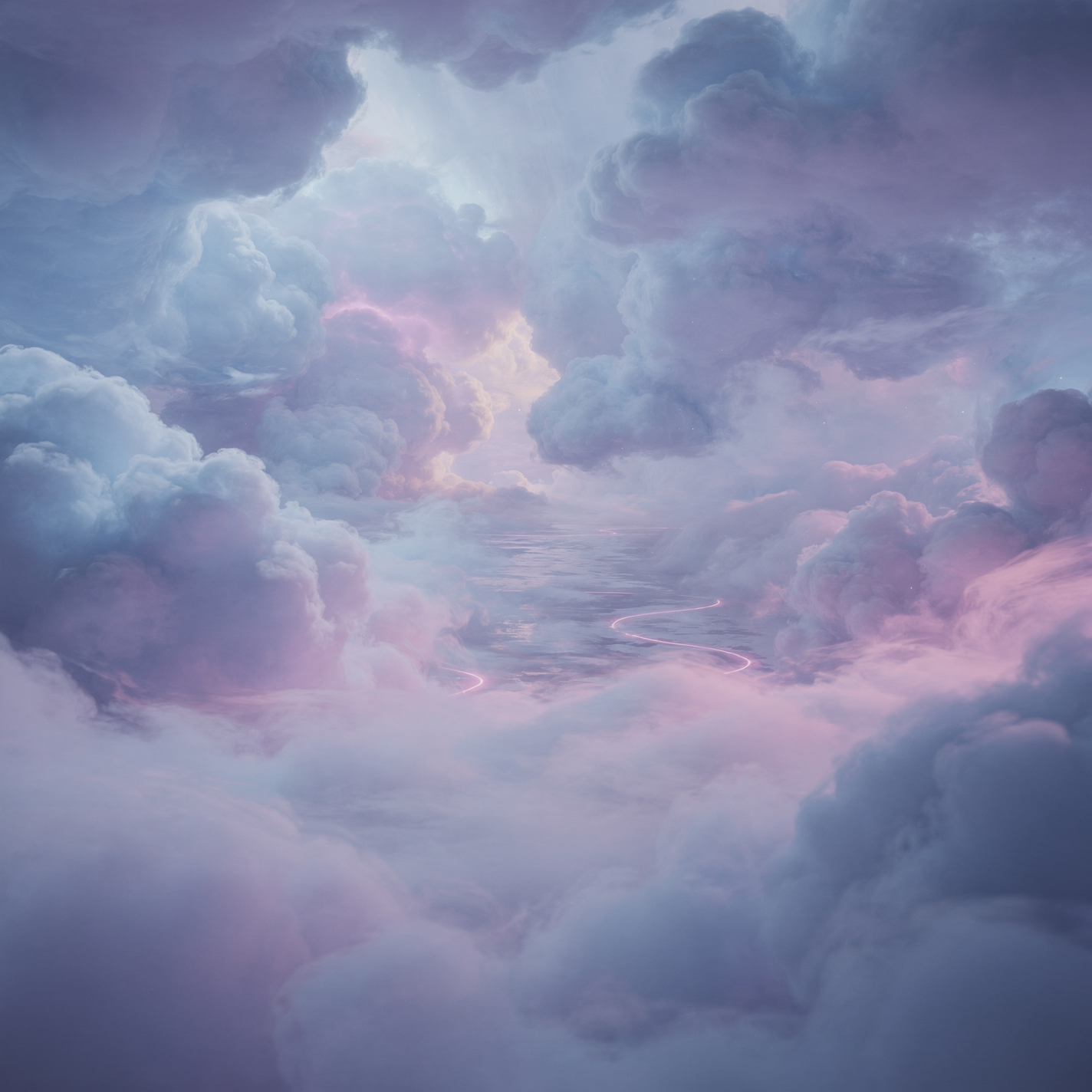 Dreamy pastel cloudscape with a glowing center and soft pink-violet hues, rendered as a forum avatar/pfp.