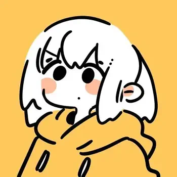 Chill cartoon girl forum avatar: white-haired, rosy-cheeked character in an oversized yellow hoodie against a solid yellow background.