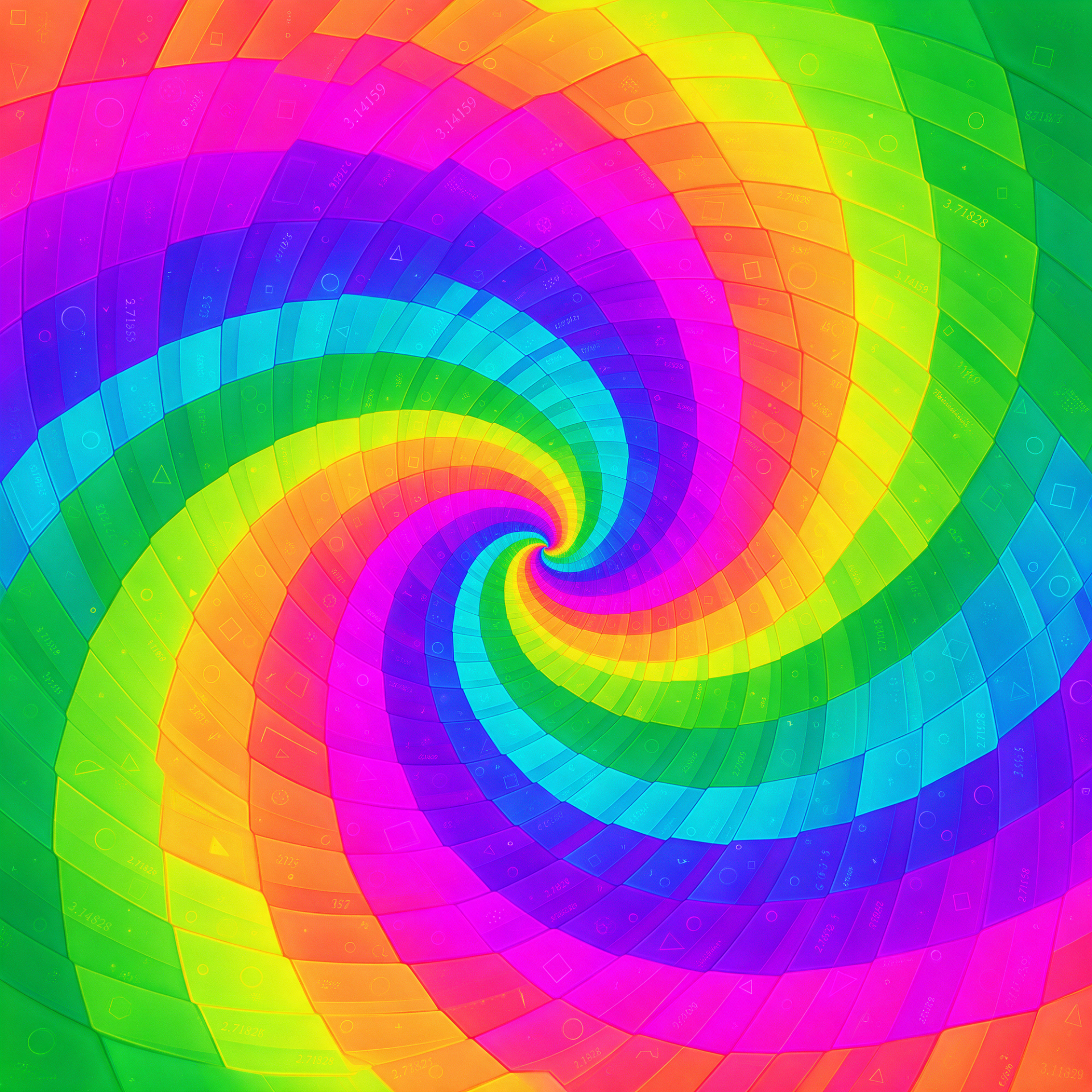 Abstract colorful rainbow spiral forum avatar: vivid geometric bands twisting into a bright, hypnotic profile photo.