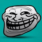 Comic troll face PFP