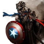 Comic medieval captain america PFP