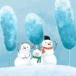 Download Artistic Snowman PFP