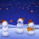 artistic snowman PFP